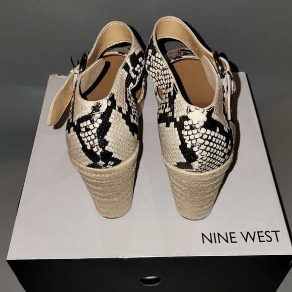 Nine West Adell 3 Women's Size 10M Snake Espadrille Sandals New with Box!!! - Picture 5 of 9